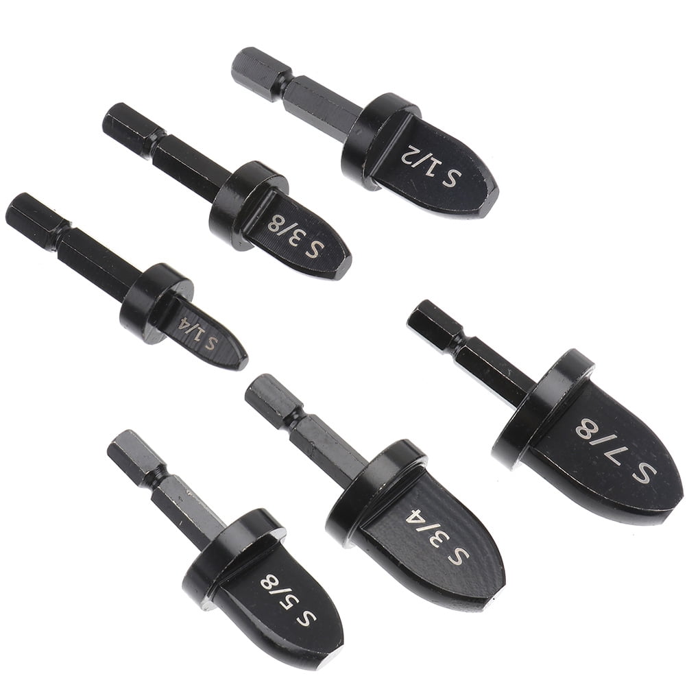 HAMPPLIES 6Pcs Swaging Tool High Grade Steel for Connecting Copper Pipes and Wire Rope Swaging Tool