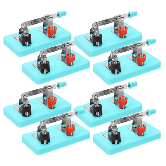 HAMPPLIES 8 Pcs Electrical Circuits Switch For Science Class Basic Electrical Experiments For Teachers