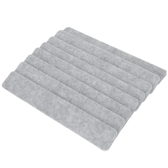 HAMPPLIES 8 Pcs Rectangular Strip Felt Bulletin Board for Task Organization