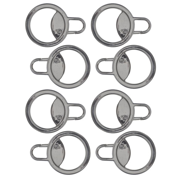 HAMPPLIES Universal Round Zipper Pulls Replacement for Suitcases, Coats, Bags - Dark Grey Accessories
