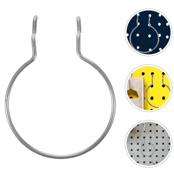 HAMPPLIES 8pcs Pegboard Tool Hangers For Workshop Wall Organization In Iron