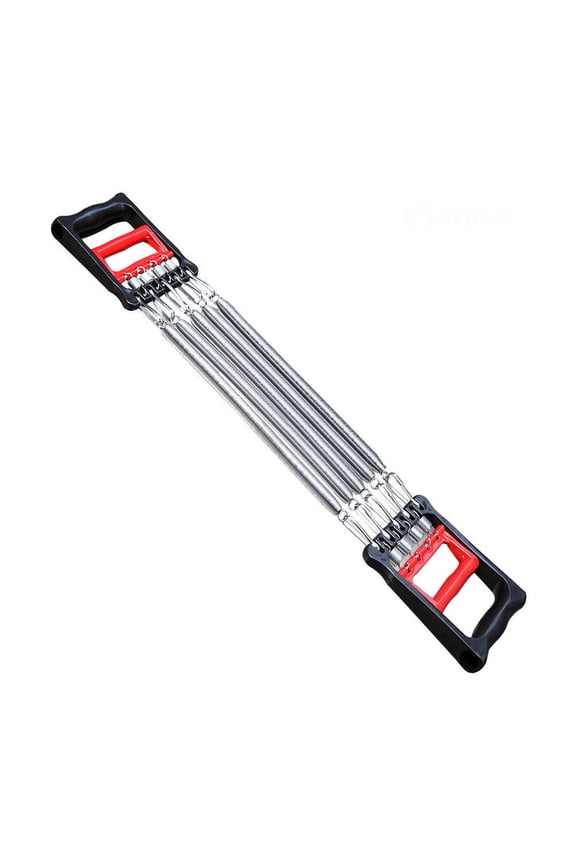 Adjustable 5 Tube Chest Expander with Elastic Bands for Fitness Muscle Training Strength