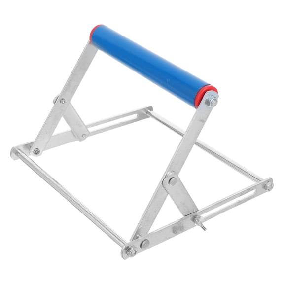 HAMPPLIES Adjustable Height Work Support Stand with Rollers Metal Frame for Cutting Machine Woodworking