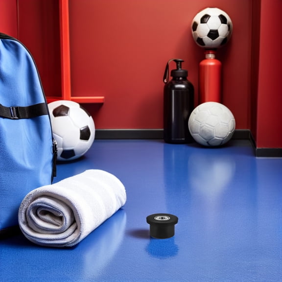 HAMPPLIES Gym Trolleys and Slide Roller Kit Black Nylon for Quiet Training