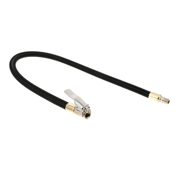 HAMPPLIES Black Air Compressor Hose Extension for Car Tire Inflation with Quick Connect Fitting