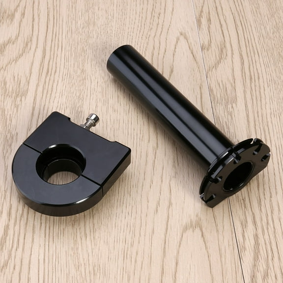 HAMPPLIES Aluminum Throttle Handle Grip 1Pack for Motorcycle Enthusiasts in Black