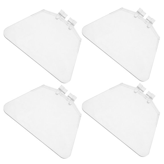 HAMPPLIES Angle Grinder Safety Cover Bench Grinder Guard Shield Transparent Plastic for DIY Enthusiasts 4Pcs