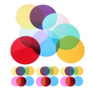 HAMPPLIES Assorted Color Pet Light Filter Sheets for Home Use, Versatile Spotlight Filters for Stage, Party, Photography