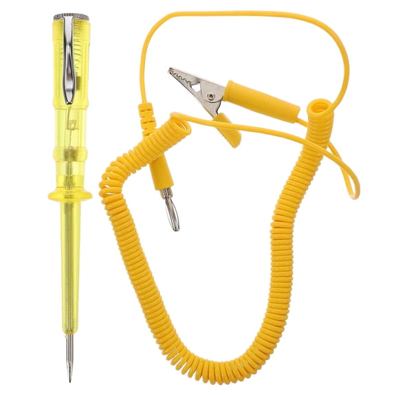 HAMPPLIES Automotive Circuit Tester Yellow Portable Dc Test Light for Car Repair and Maintenance