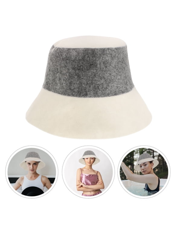 Bathing Hat with Lightweight Breathable Fabric and Comfortable Fit for Hot Bath Relaxation