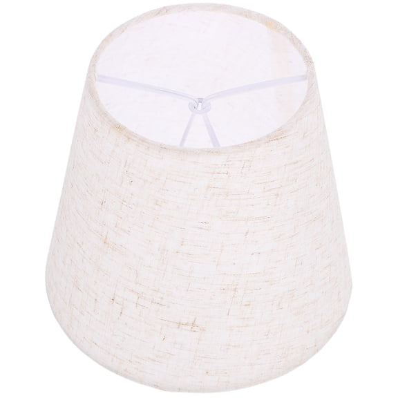HAMPPLIES Beige Linen Cloth Lampshade for Pendant Table and Wall Lights