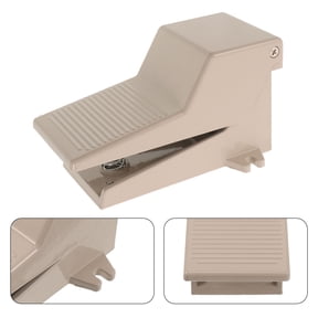 HAMPPLIES Aluminum Pneumatic Foot Switch, Beige, Durable, for Precise Airflow Control