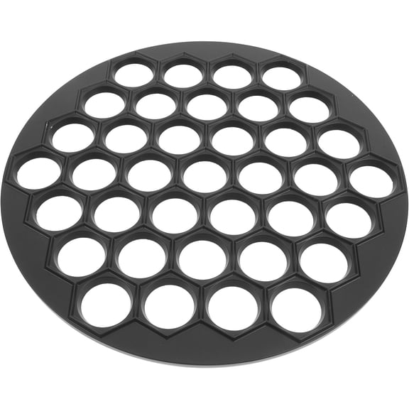 HAMPPLIES Black Aluminum Alloy Dumpling Pan Dumpling Maker for Home Use, 1-Piece Kitchen Tool