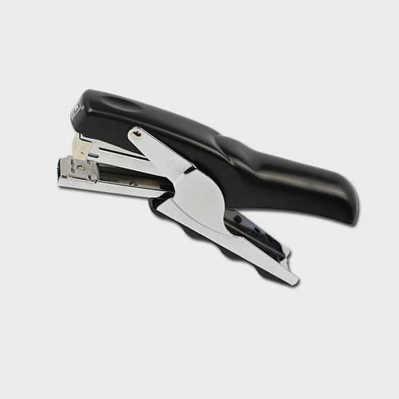 HAMPPLIES Black Plier Stapler Hand Grip Metal Office Tool Easy Loading