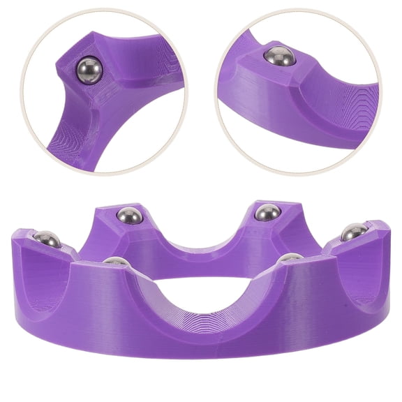 HAMPPLIES Bowling Ball Holder Purple with 360 Degree Rotation and Secure Non Slip Thickened Base