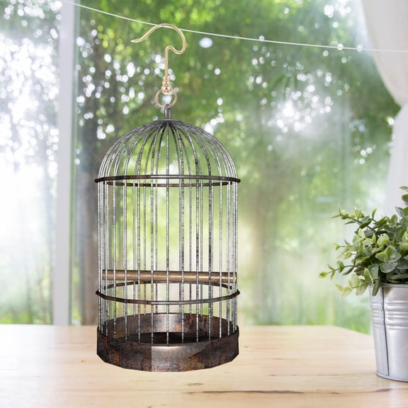 HAMPPLIES Copper Bird Cage Hook - Portable and Decorative Hanging Hook for Home