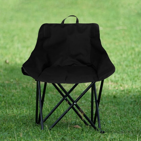 HAMPPLIES Breathable Black Chair Fabric Replacement for Folding Chairs and Outdoor Accessories