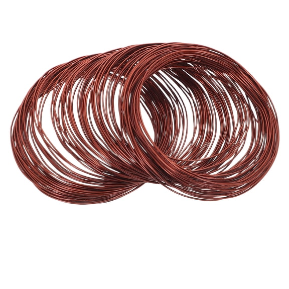 HAMPPLIES Brown Aluminum Wire for Creative Floral Arrangements and Jewelry Making Projects