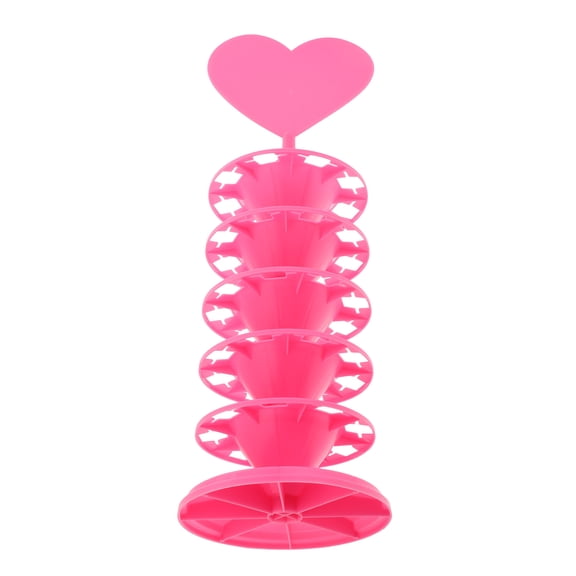 HAMPPLIES Cake Display Stand with Adjustable Height for Wedding, Birthday, and Dessert Party Tables