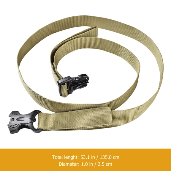 HAMPPLIES Cargo Tie Down Straps for Storage Flat Khaki PP Band