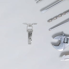 HAMPPLIES Plated Silver Stainless Steel Ceiling Hanging Hook Easy Install for Home Use