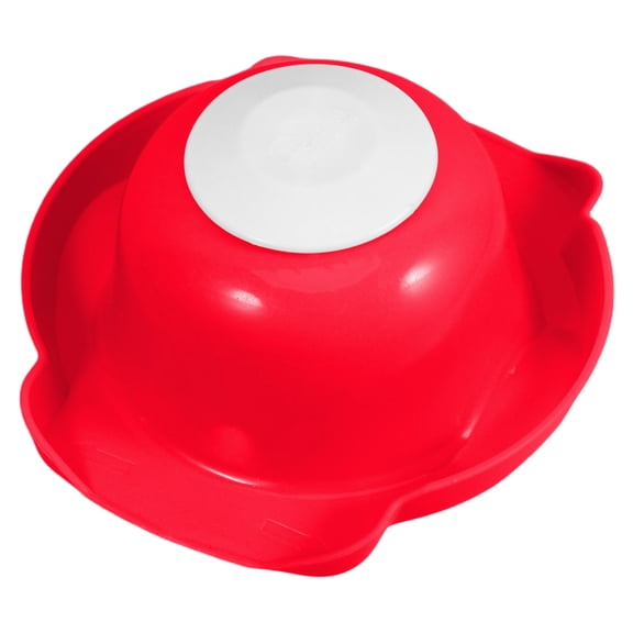 HAMPPLIES Red Mandoline Slicer Guard for Safe Vegetable Cutting with Easy to Clean Design