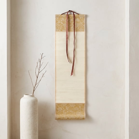 HAMPPLIES Chinese Painting Scroll Wall Hanging for Writing Use Assorted Colors Vintage Decor
