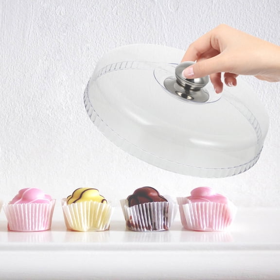 HAMPPLIES Clear Plate Covers for Food Dome Food Cover Transparent Plastic 1Pcs Food Protection for Home Use