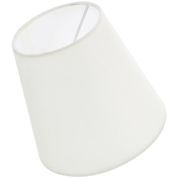 HAMPPLIES Clip on Bulb Lampshade with Fabric Cover for Household Table Lamp Warm Cozy Light