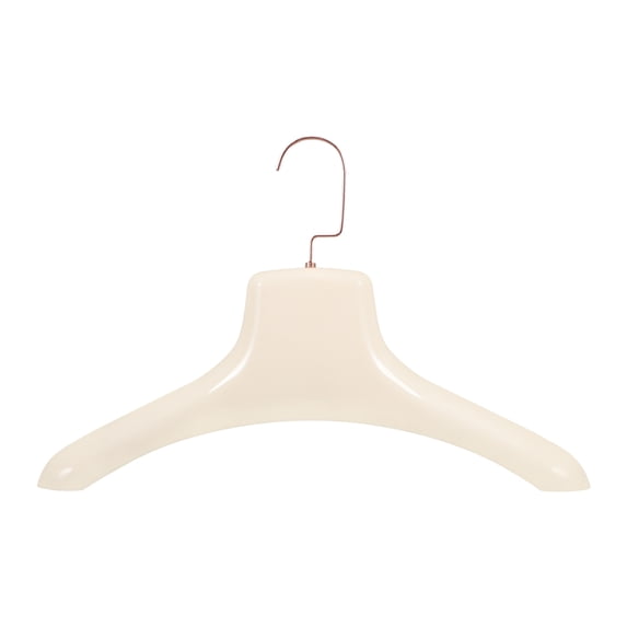 HAMPPLIES Clothing Hangers Abs Stainless Steel Wide Shoulders Minimalist Style For Wardrobe Addition 1Pack