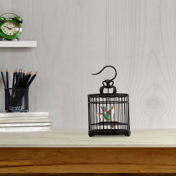 HAMPPLIES Portable re Bird Cage for Crickets and Hamsters Vintage Plastic Easy Maintenance 1Pcs