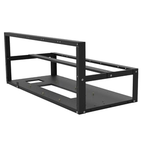 HAMPPLIES Black Computer Graphics Card Storage Frame with Stable Cooling Support for Efficient GPU