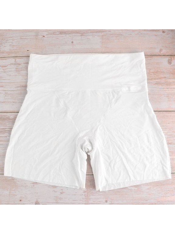 XL White Cooling Anti-Chafing High Waist Underskirt Shorts For Women 1 Pc