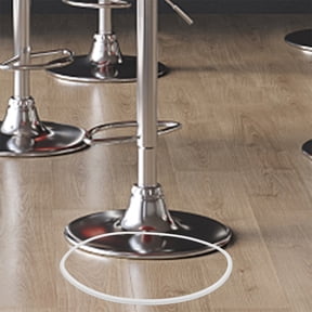 HAMPPLIES White Rubber Bar Stool Floor Protector Ring Durable Nonslip Chair Base Ring