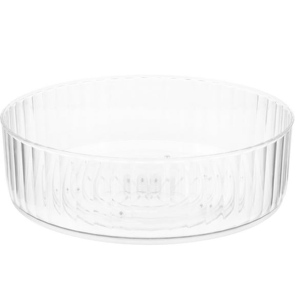 HAMPPLIES Countertop Spice Rack 1Pcs Rotating Kitchen Turntable Transparent Plastic 360 Rotation Organizer