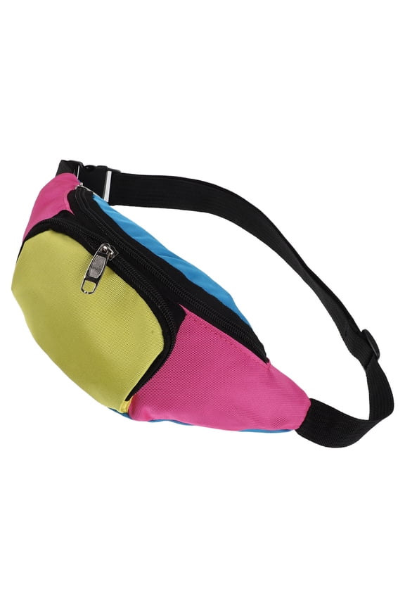 Crossbody Waist Bag Water Resistant Fabric High Visibility Design for Running and Hiking