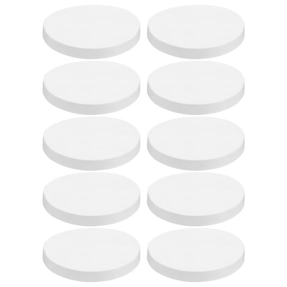 HAMPPLIES Dock Piling Caps 10pcs White Wood Pegs Protection Caps Small Piling Covers Pvc