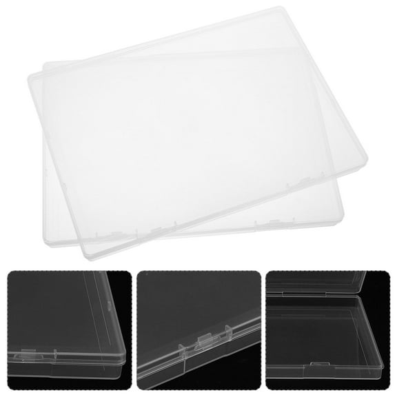 HAMPPLIES Document Organizer Box 2Pcs For Home Use With PP Material And Versatile Use Function