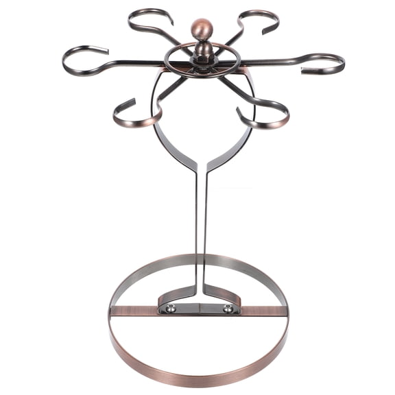 HAMPPLIES Drinking Glasses Storage Organizer Wine Glass Holder Iron Wire 1Set