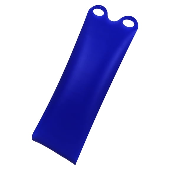 HAMPPLIES Durable Blue Plastic Roll Up Sledding Board Lightweight Snow Slider Mat for Outdoor Adventures