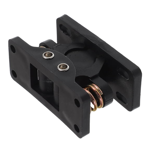 HAMPPLIES Black Zinc Alloy Roller Catch Hardware for Rv Storage Doors Heavy Duty