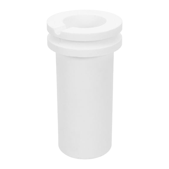 HAMPPLIES Durable White Graphite Crucible for Plated Silver Copper Melting and Jewelry Refining