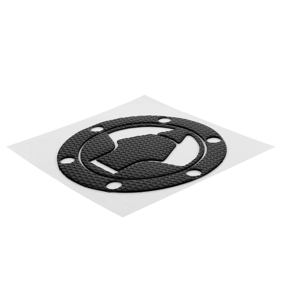 HAMPPLIES Motorcycle Gas Tank Protector Black Sticker Pad with Wear Resistant Material and Easy Installation
