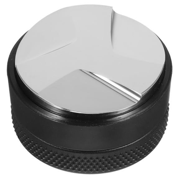 HAMPPLIES Espresso Coffee Distributor and Leveler with Tamper, Black ABS, Professional Tool for Coffee Shops and Home Use