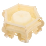 HAMPPLIES Versatile Beige Plastic Planter Mold for Easy Demolding and Creative Projects