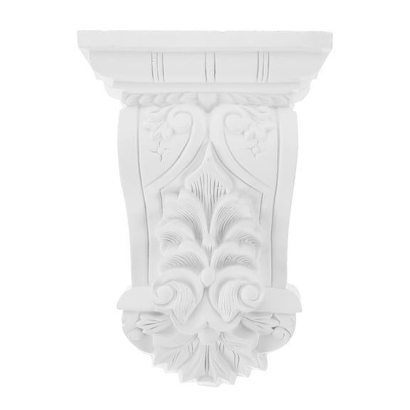 HAMPPLIES Corbels White Pu 1Set 10.4X7.2X3.1In