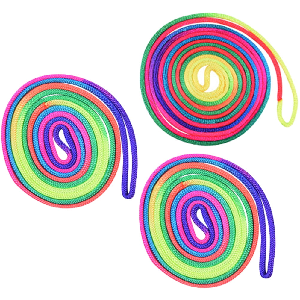 HAMPPLIES Finger String Game Toy Cats Cradle String Rainbow Color ...