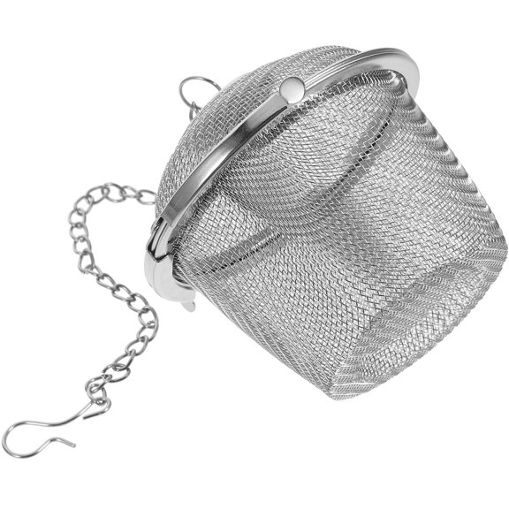 HAMPPLIES Flat Bottom Tea Infuser Stainless Steel for Full Leaf Loose Tea and Spice Steeping