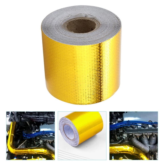 HAMPPLIES Flexible Aluminum Foil Duct Seal Tape Heat Resistant for Building and Trailer Repair