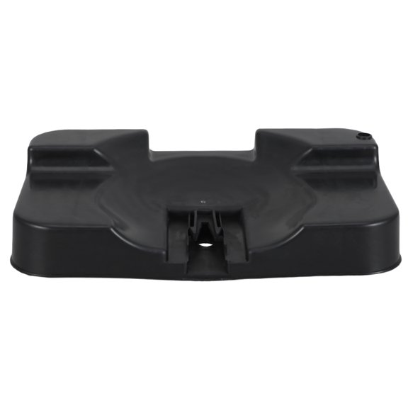 HAMPPLIES Fridge Evaporation Tray Black Plastic Drain Pan for Compressor Noise Reduction and Easy Installation